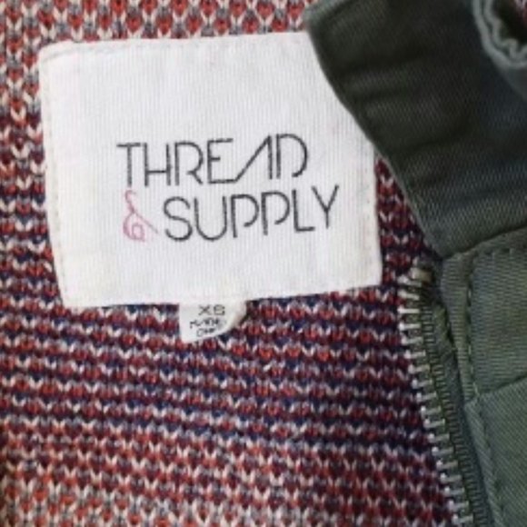 Thread & Supply utility jacket with Aztec sweater back - XS - Picture 5 of 5